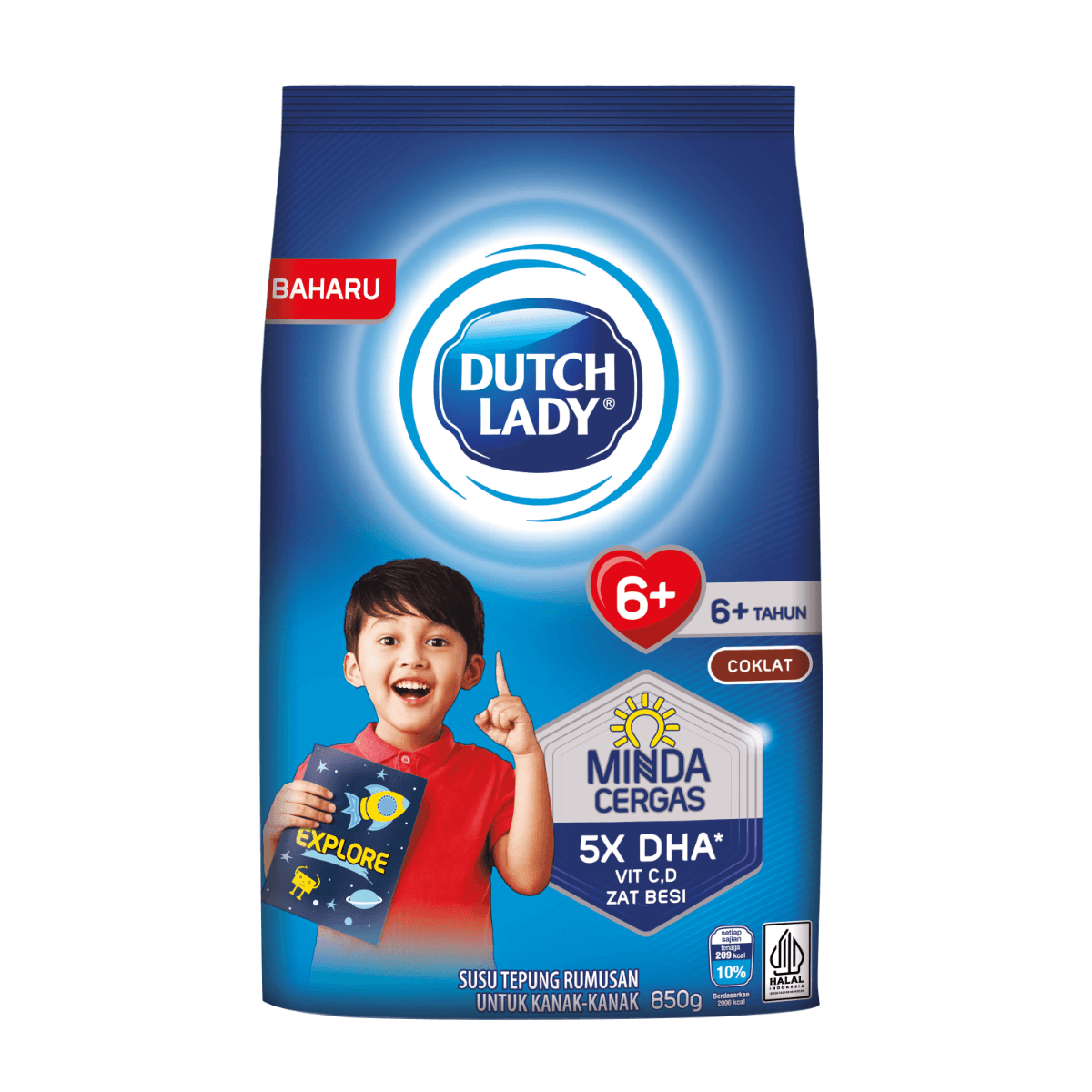 Dutch Lady 6+ Chocolate 850g