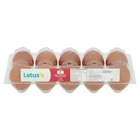 Lotuss Fresh Chicken Eggs Grade C 10S