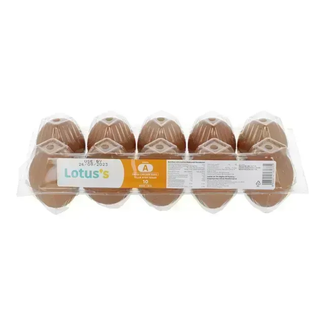 Lotuss Fresh Chicken Eggs Grade A 10S