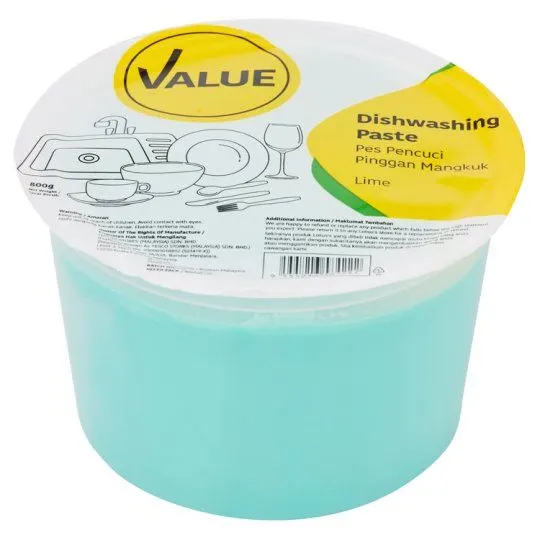 Value Dish Wash Paste 800g Lime