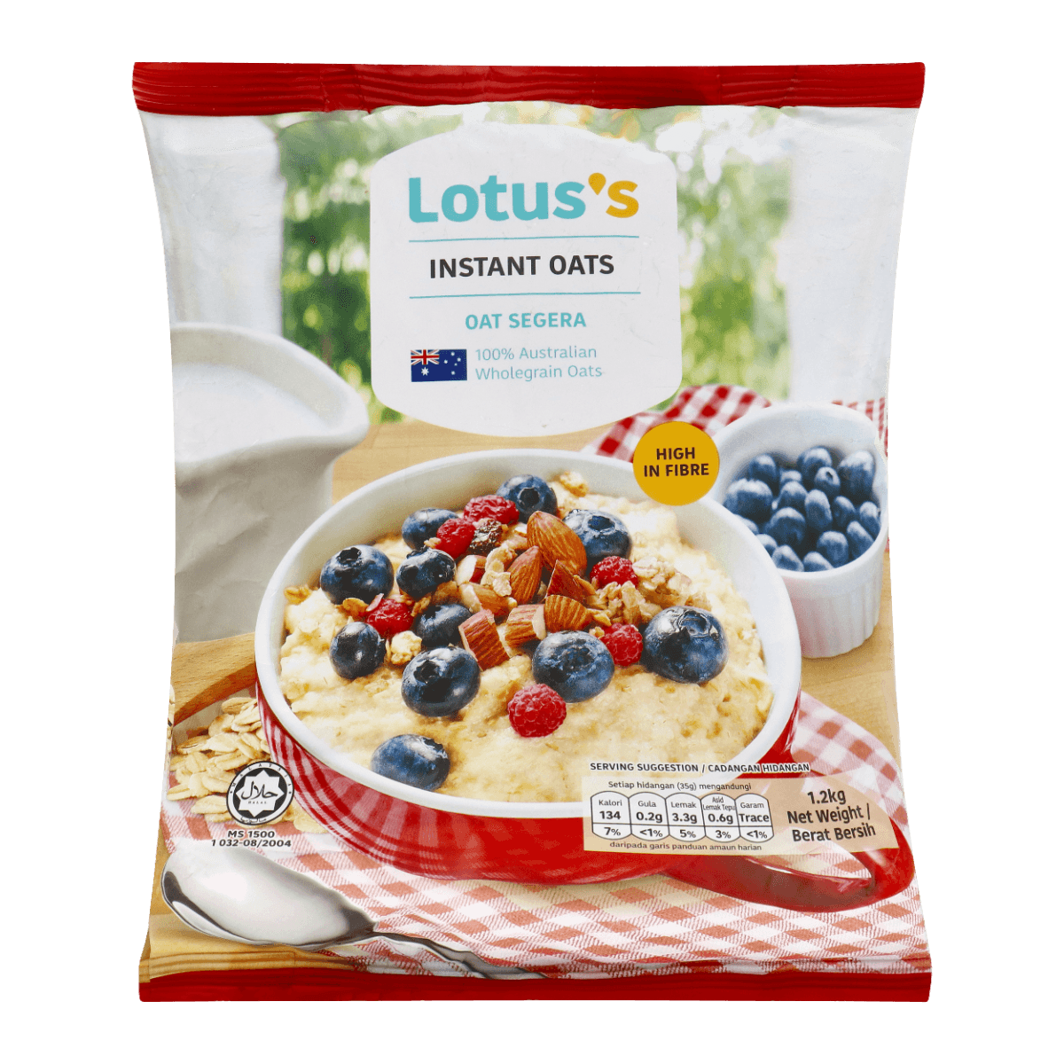 Lotuss Instant Oat 1.2kg
