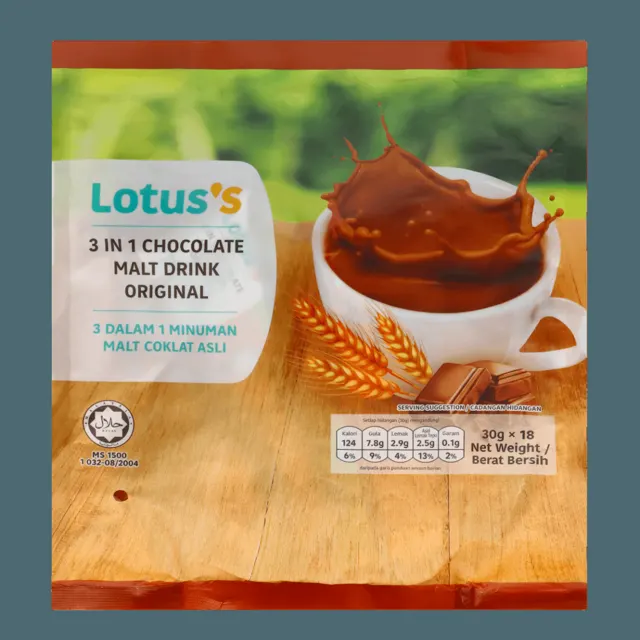 Lotuss Chocomalt 3in1 Ori. 18×30g