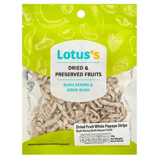 Lotuss White Papaya Strips 50g
