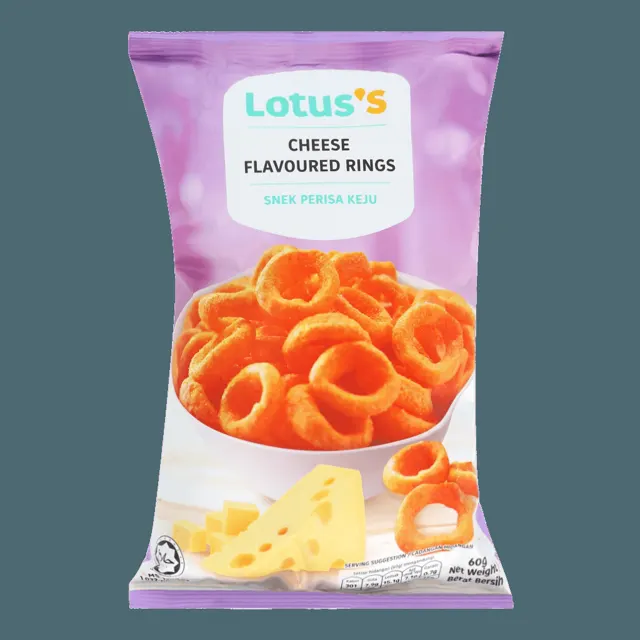Lotuss Cheese Flavour Rings 60g