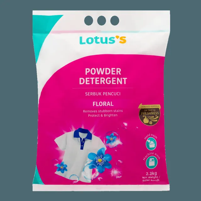 Lotuss Detergent Powder 2.3kg Floral