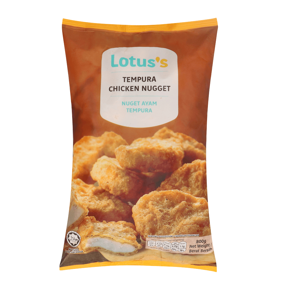 Lotuss Original Tempura Nugget 800g