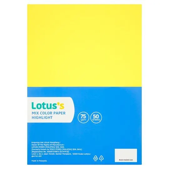 Mix Color Paper Highlight 75g 50S