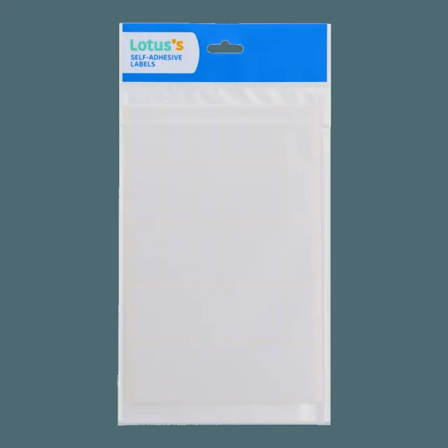 Lotuss White Adhesive Label 1010