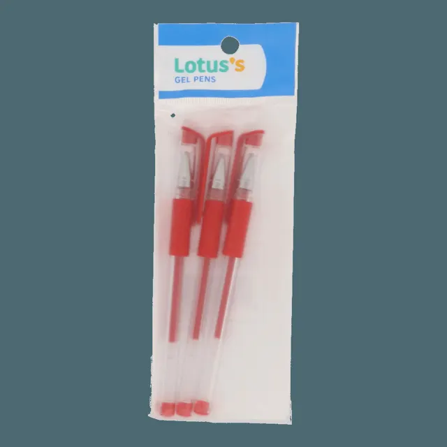 Lotuss Lgp-812c Gel Pen 0.7 3S Red