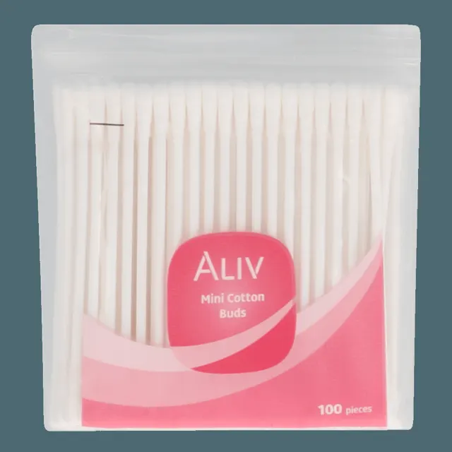Aliv Mini Cotton Buds REF100Sx2