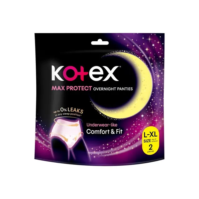 Kotex Overnight Panty L-Xl 2S