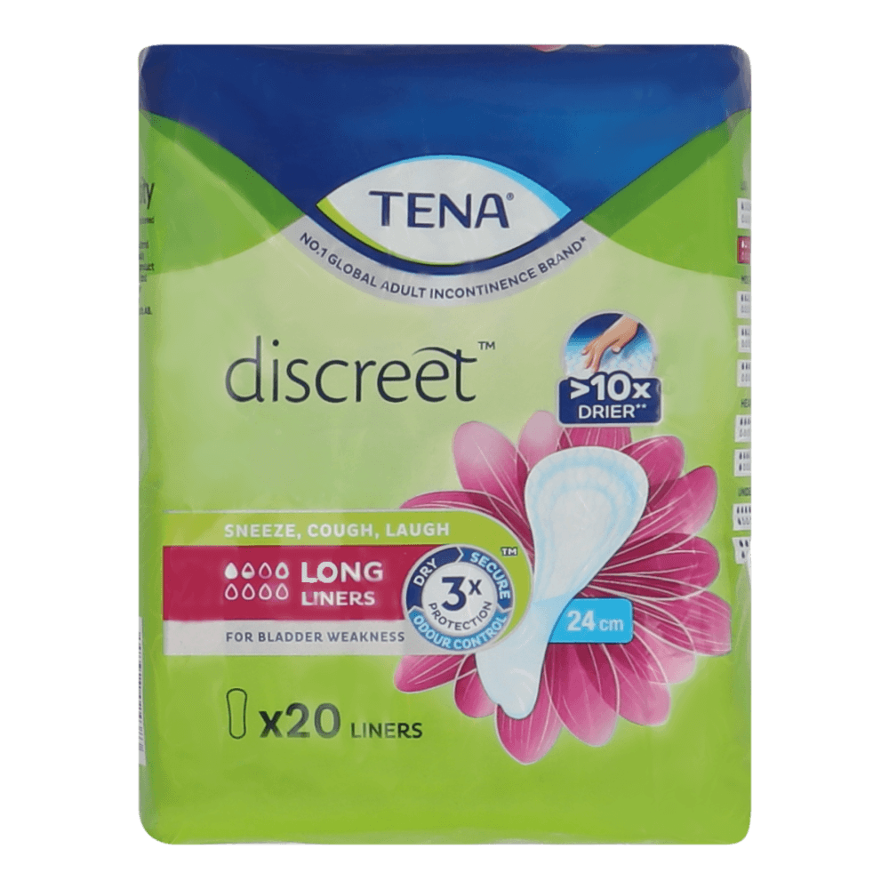 Tena Discreet Long Liner 24cm 20s