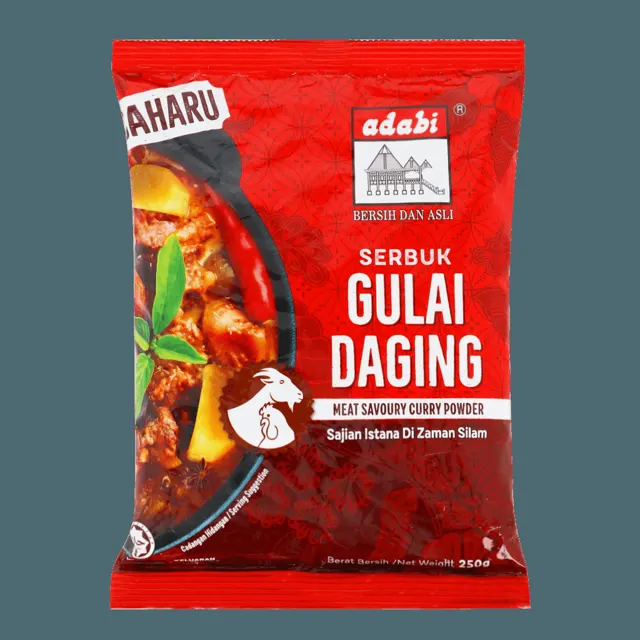 Adabi Serbuk Gulai Daging 250g