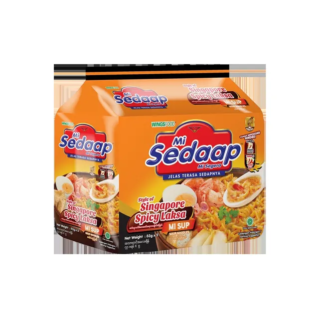 Mi Sedaap Soup Singapore Laksa 5×83g