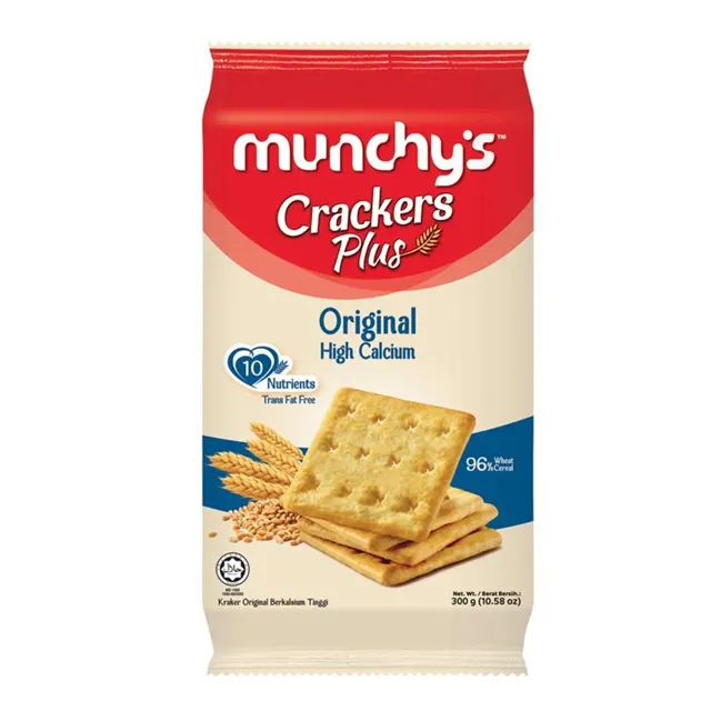 Munchys Cracker Original High Calcium 300g