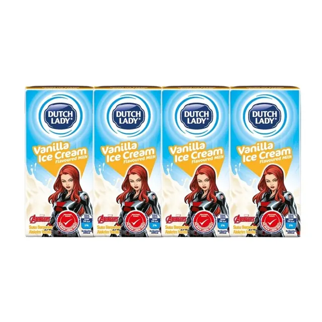 D/lady UHT Vanilla Ice Cream 180mlx4