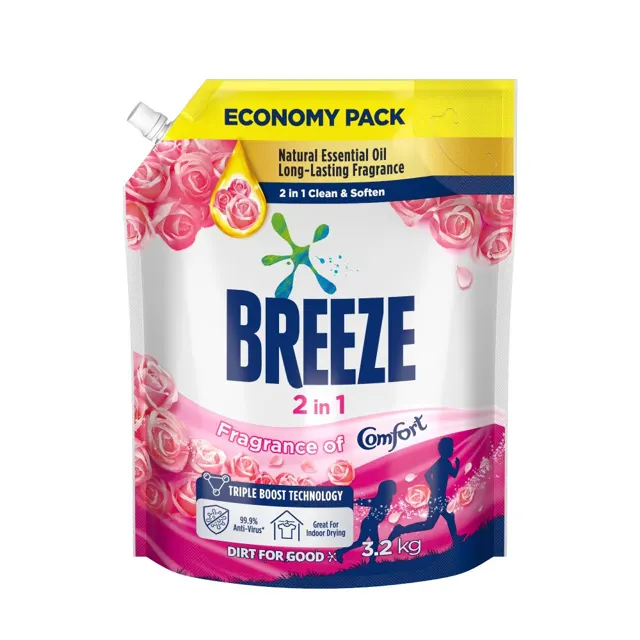 Breeze Liquid Detergent (Refill Pack) (Assorted