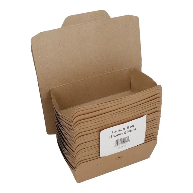 Abba Brown Paper Lunch Box 50S