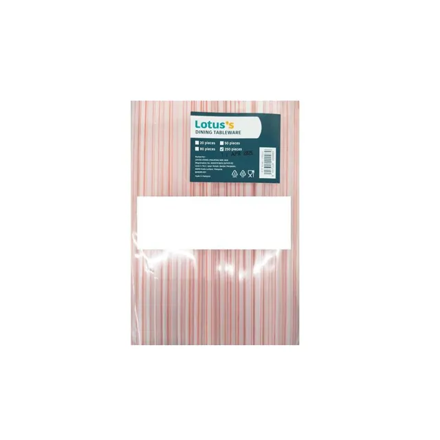 Lotuss 8in Straight Straw 250PCS