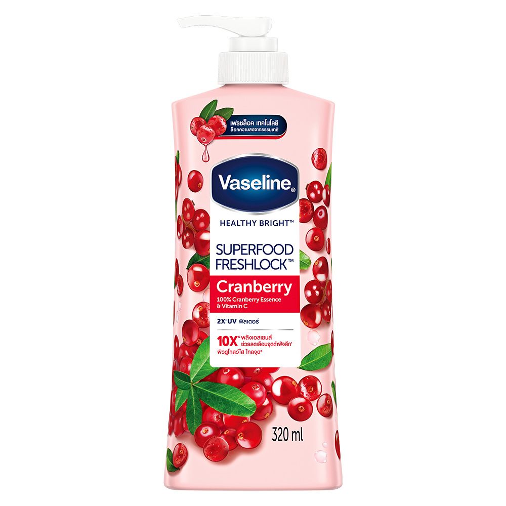Vaseline Ltn Superfood Cranberry 320ml