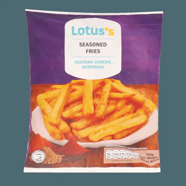 Lotuss Seasoned Fries 750g