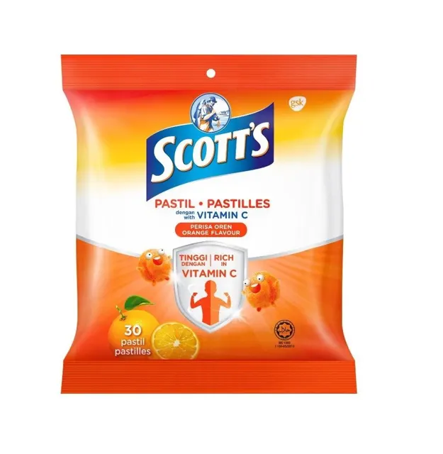 Scotts Vit-C Orange Pastille 30S