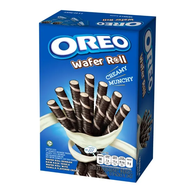 Oreo Wafer Roll Vanilla 54g