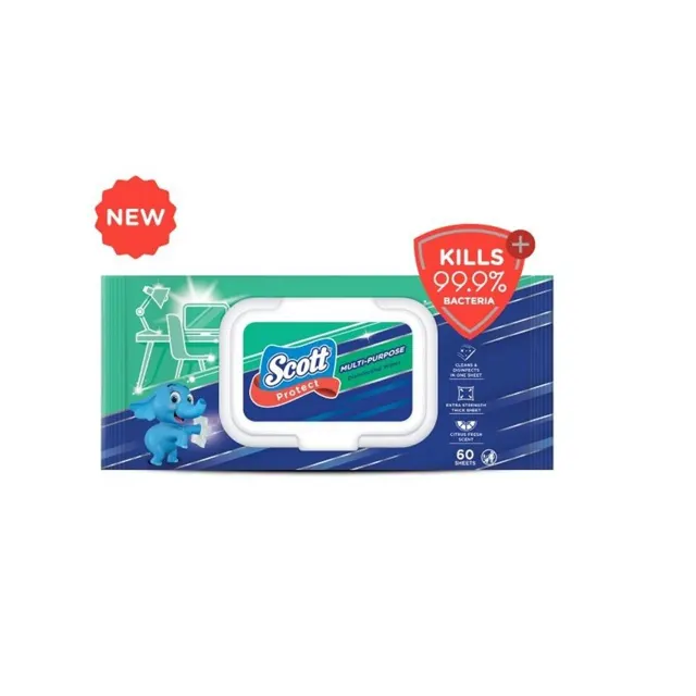Scott Multipurpose Antibac Wipes 60S