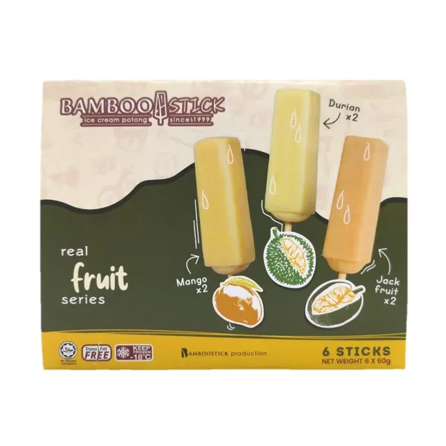 Bamboostick Ice Potong Real Fruit 6S