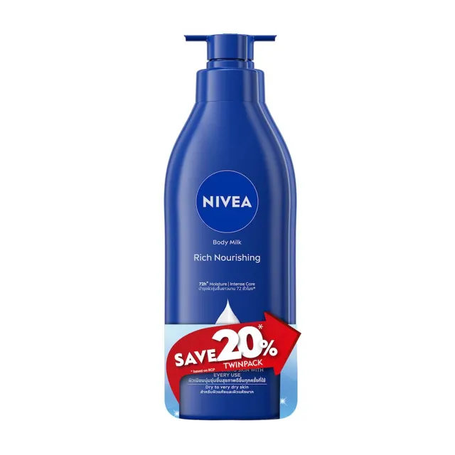 Nivea Ltn Bm Rich Nourishing 2×350ml