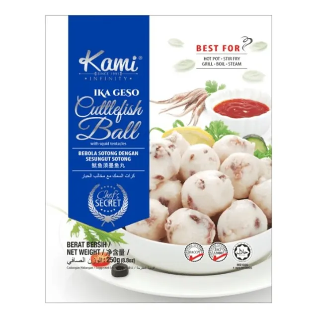 Kami Infinity Ika Geso Cuttlefish Ball With Squid Tentacles 250g