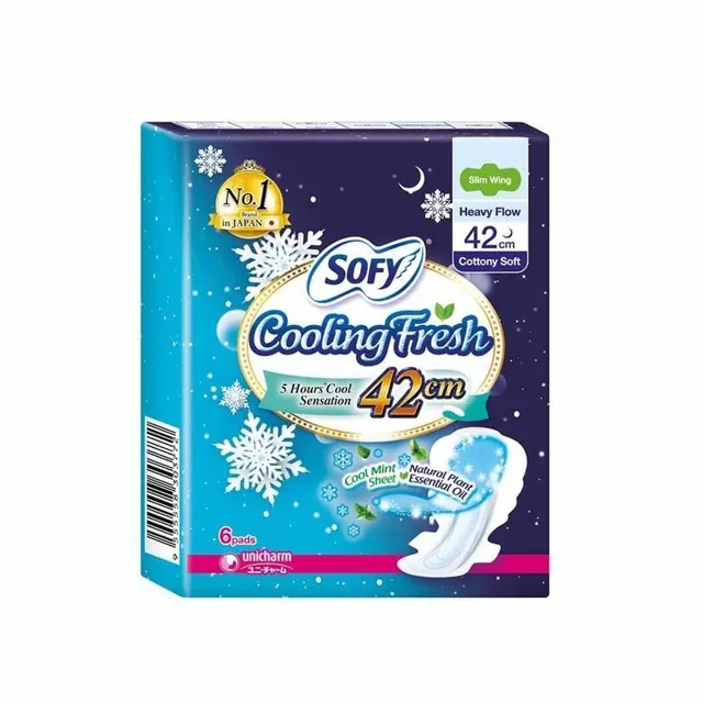 Sofy Cooling Fresh Night Slim Wg 42cm 6S