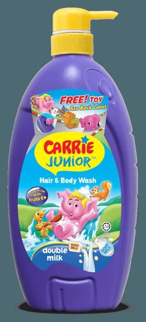 Carrie Junior Hair & Body Wash 1kg Assorted