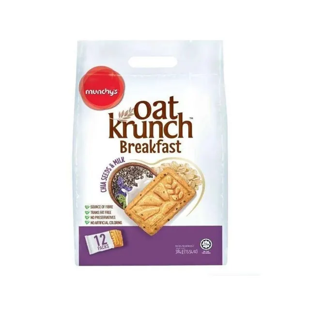 M-Munchys Oatkrunch Chia Seed + Milk 192g