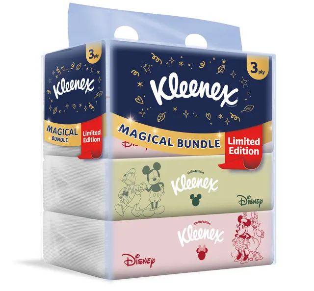 Kleenex Ft Softpack Limited 3ply 4×100s