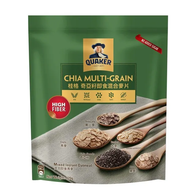 Quaker Chia Multigrain Mix Oat 420g