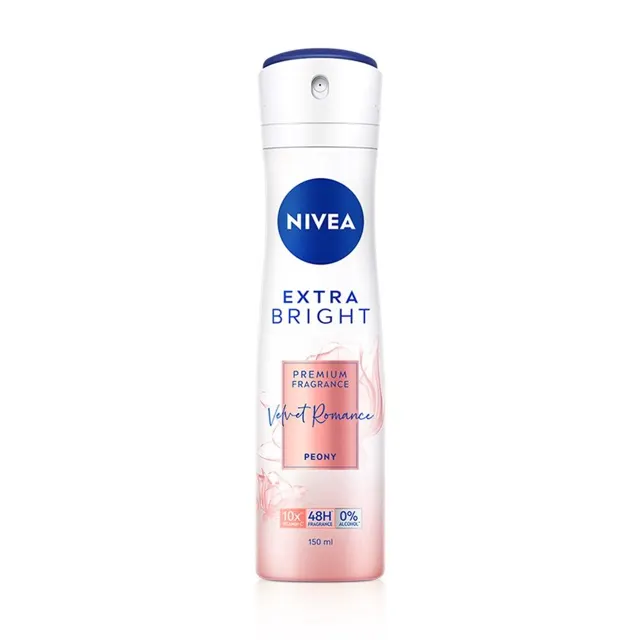 Nivea (f) Deo Spr Ext Brht+peony Vanilla 150ml