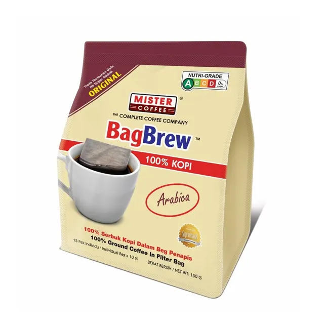 Mister Coffee Bagbrew Arabica 10gx15s