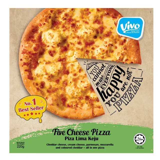 Vivo Five Cheese Pizza 220g