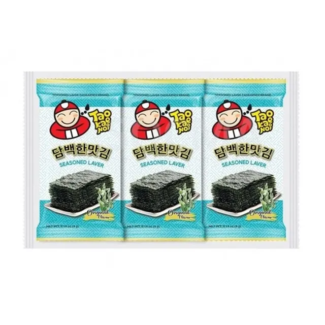 Taokaenoi Korean Seaweed (classic) 3×4g