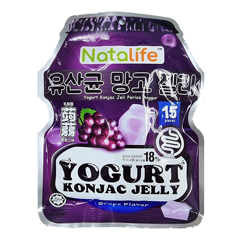 Natalife Yogurt Konjac Jelly Grape 300g