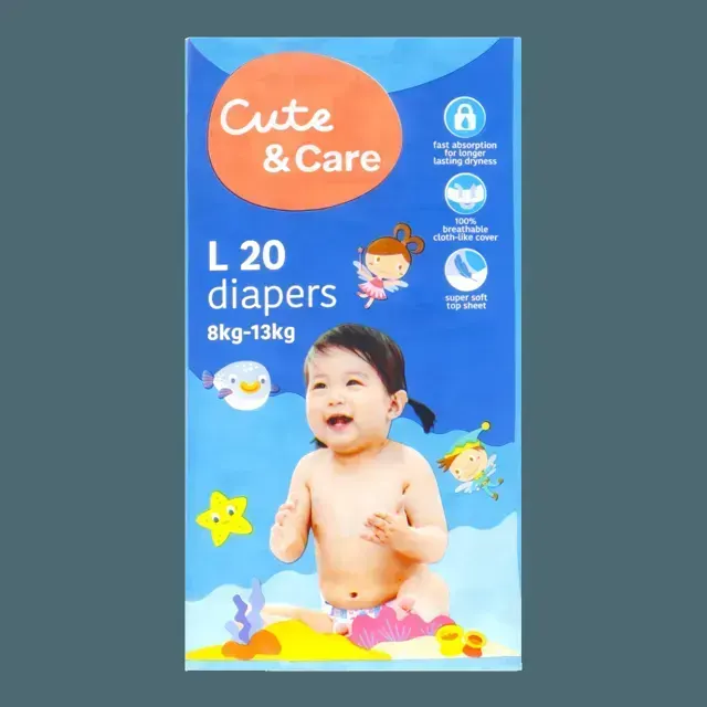 Cute+care Baby Diaper L20