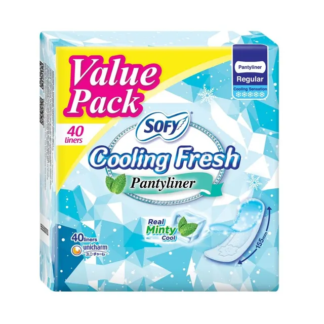 Sofy Cooling Fresh Liner 155mm 40S