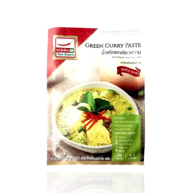Mae Supen Green Curry Paste 50g