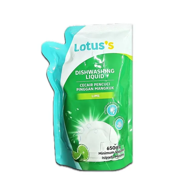 Lotuss Dish Wash Pouch 650ml Lime