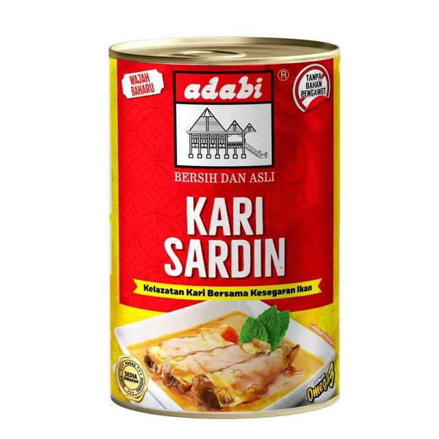 Sardin Cap Adabi (Sos Tomato Dengan Cili)