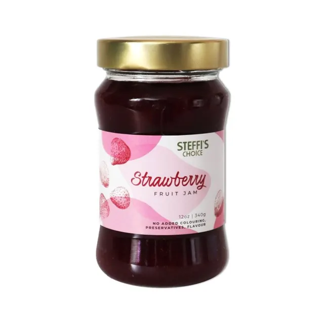 Steffis Choice Jam Strawberry 340g