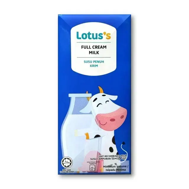 Lotuss Full Cream Milk UHT 1L