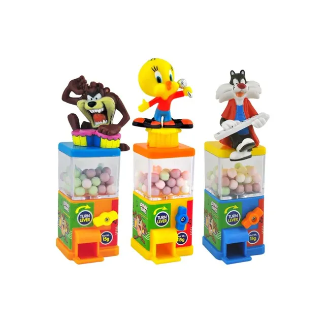 Looney Tunes Vending Machine W Candy 15g