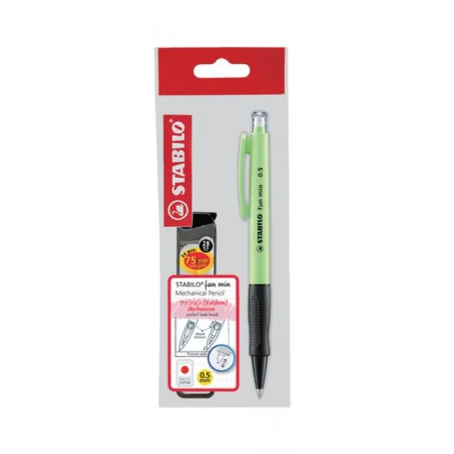 Stabilo Fun Min Mech Pencil Set 0.5mm